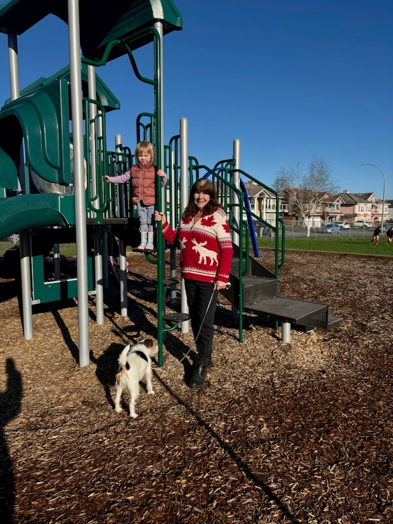 I work for the future generations of the valley. Me and one of my grandkids enjoying Sherman rd soccer fields