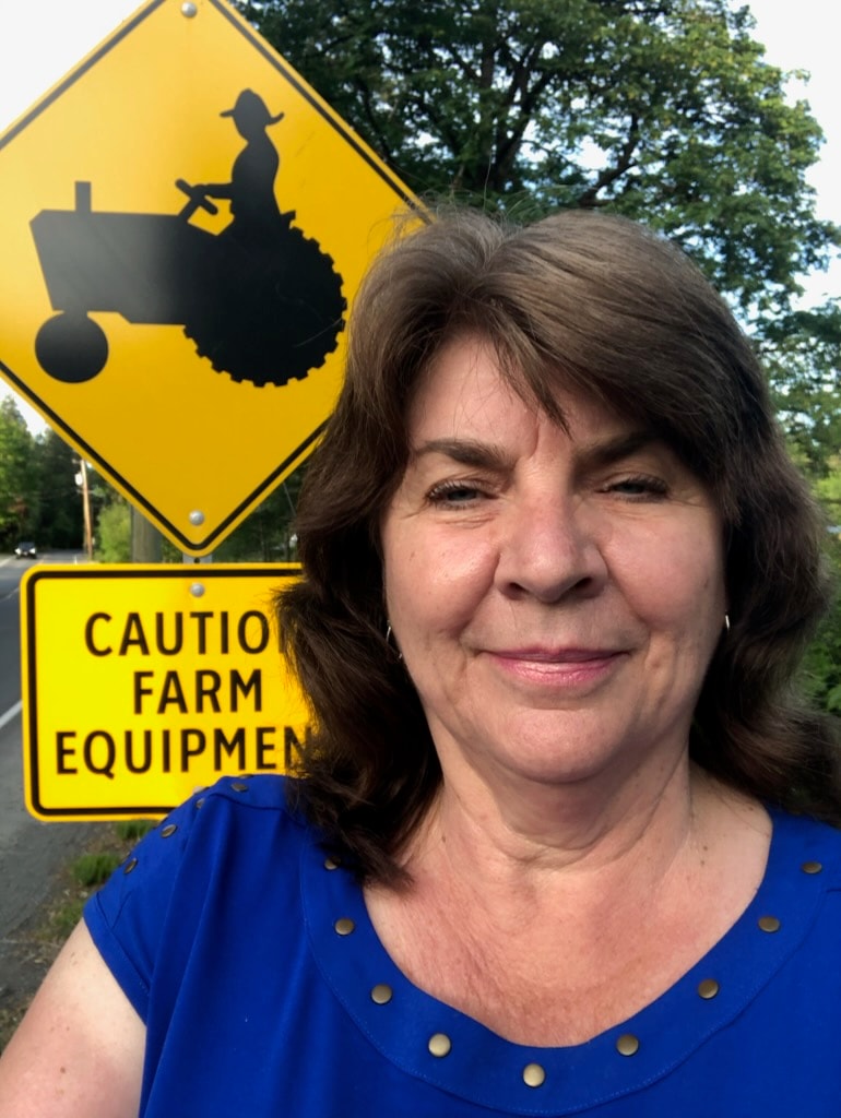 I helped in getting safety farm equipment signs placed at requests from the area .